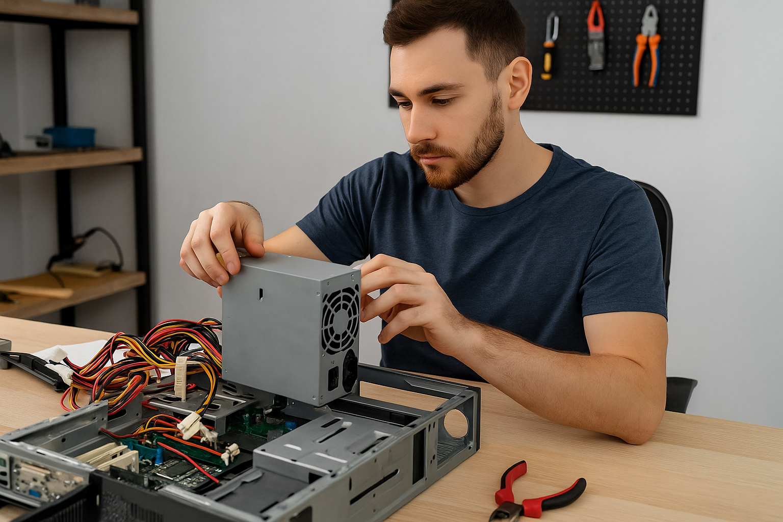 Ремонт компьютеров — пример работ